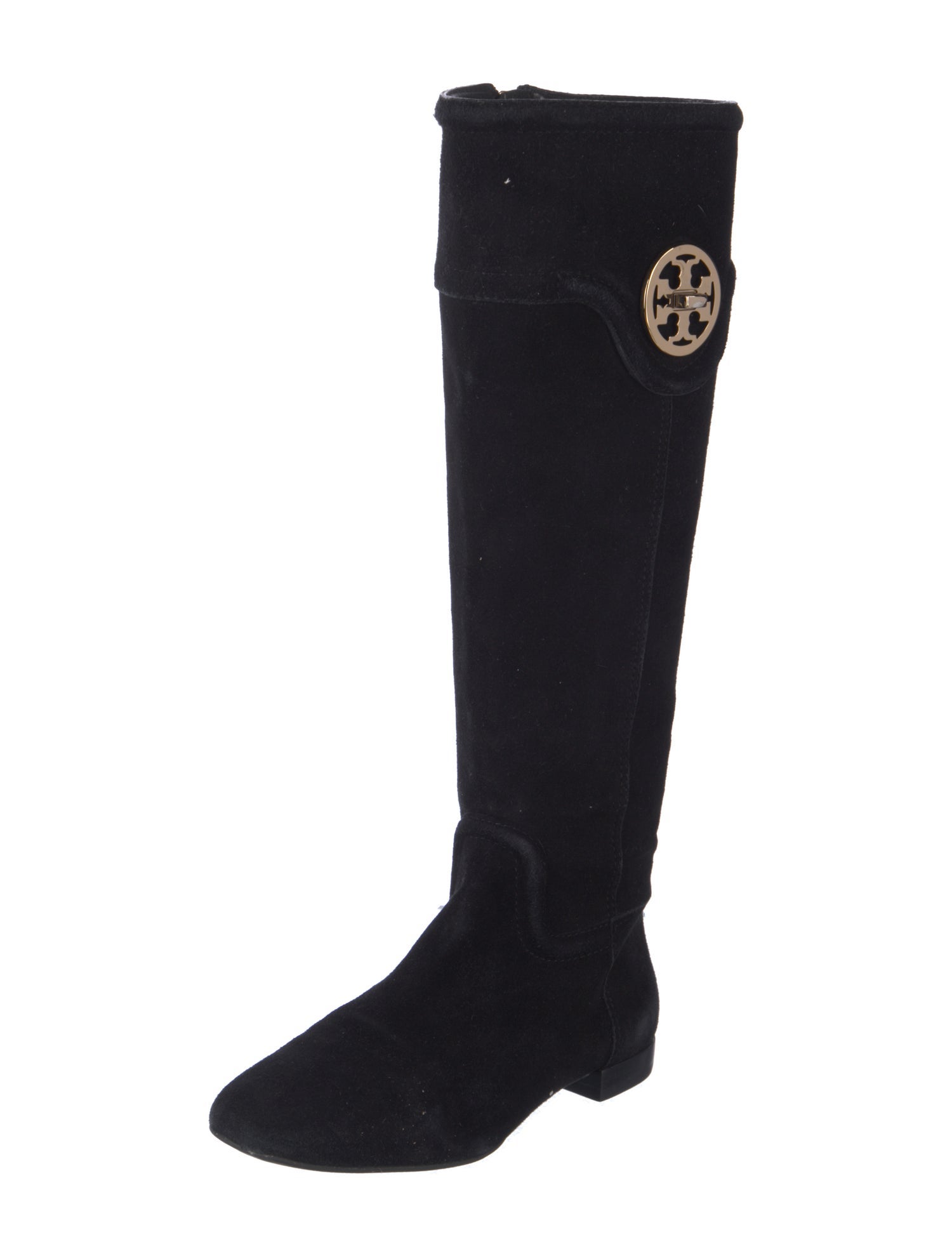Tory Burch Suede Animal Print Boots