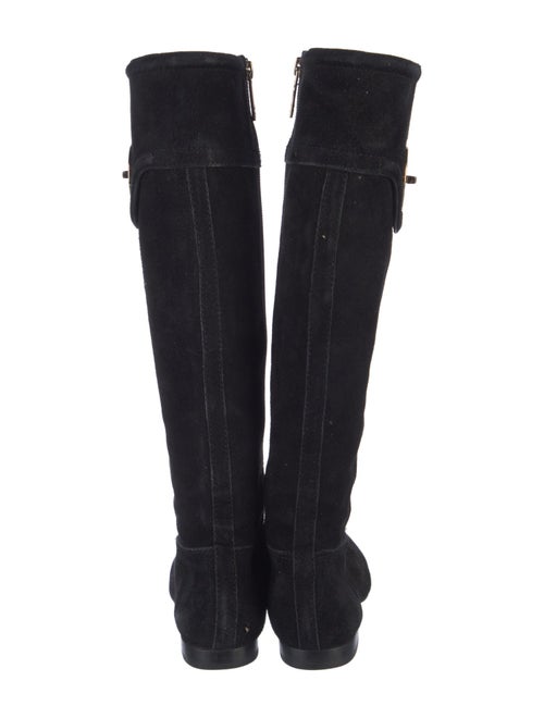 Tory Burch Suede Animal Print Boots