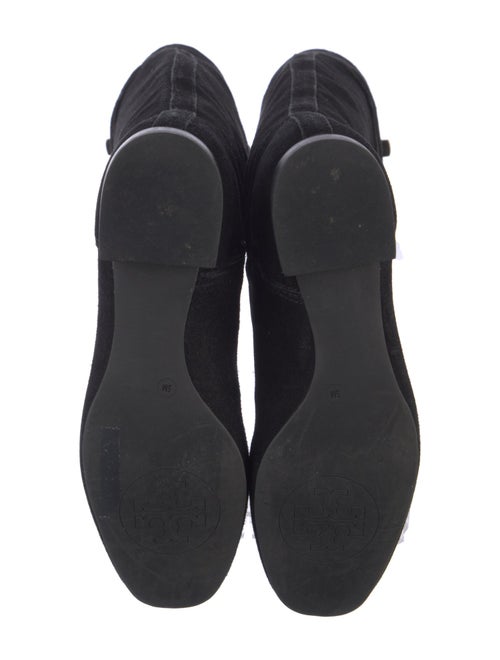 Tory Burch Suede Animal Print Boots