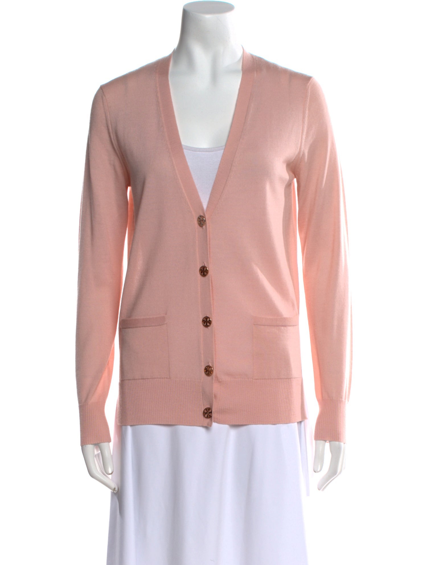 Tory Burch Merino Wool V-Neck Sweater w/ Tags