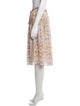 Tory Burch Floral Print Knee-Length Skirt