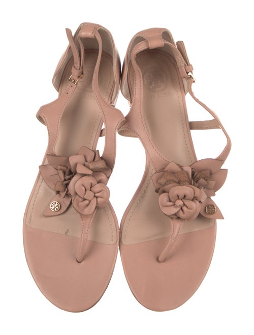 Tory Burch Leather T-Strap Sandals