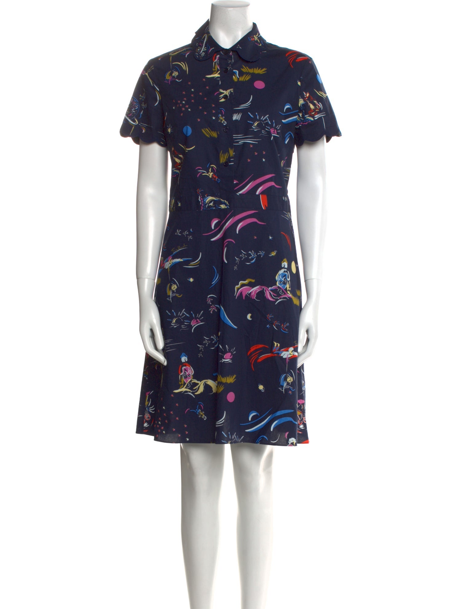 Tory Burch Printed Knee-Length Dress