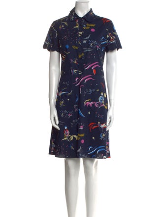 Tory Burch Printed Knee-Length Dress