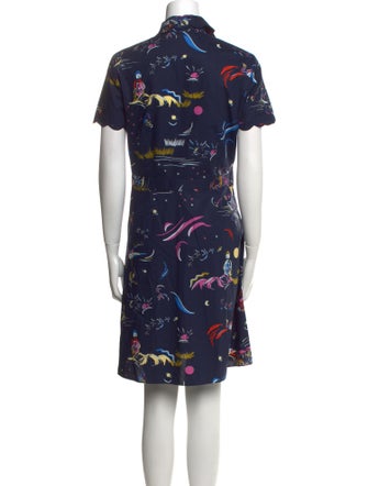 Tory Burch Printed Knee-Length Dress