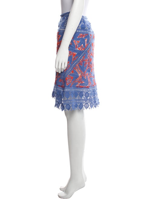 Tory Burch Lace Pattern Knee-Length Skirt