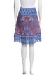 Tory Burch Lace Pattern Knee-Length Skirt