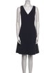 Tory Burch V-Neck Knee-Length Dress