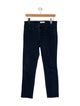 Tory Burch Mid-Rise Straight Leg Jeans