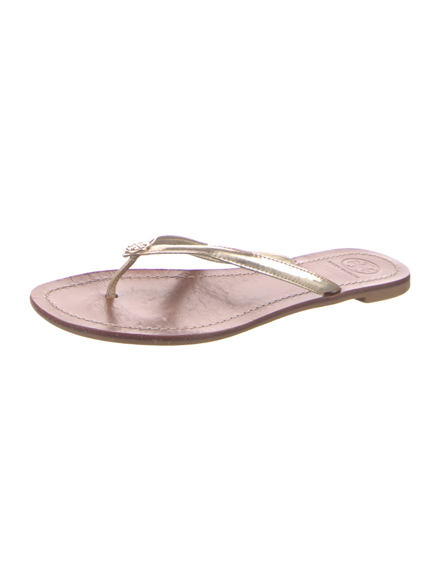 Tory Burch Leather Flip Flops