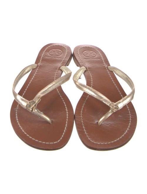 Tory Burch Leather Flip Flops