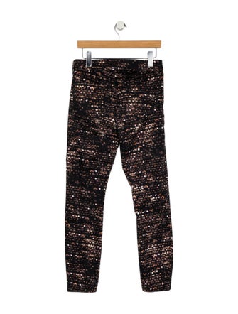 Tory Burch Mid-Rise Skinny Leg Jeans