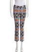 Tory Burch Printed Skinny Leg Pants