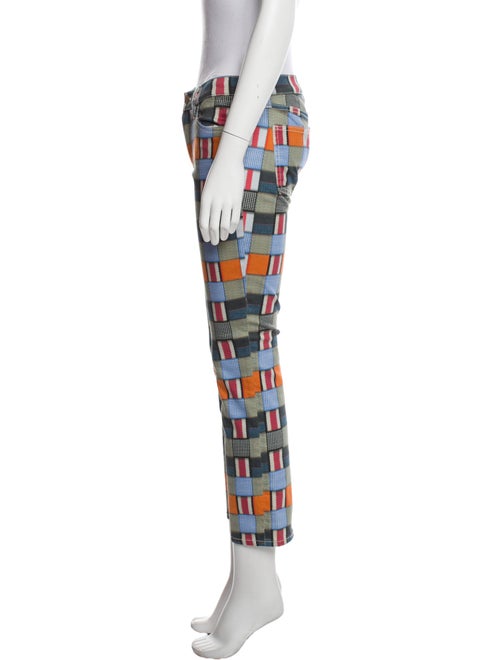 Tory Burch Printed Skinny Leg Pants