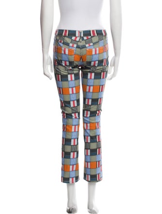 Tory Burch Printed Skinny Leg Pants