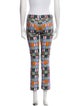 Tory Burch Printed Skinny Leg Pants