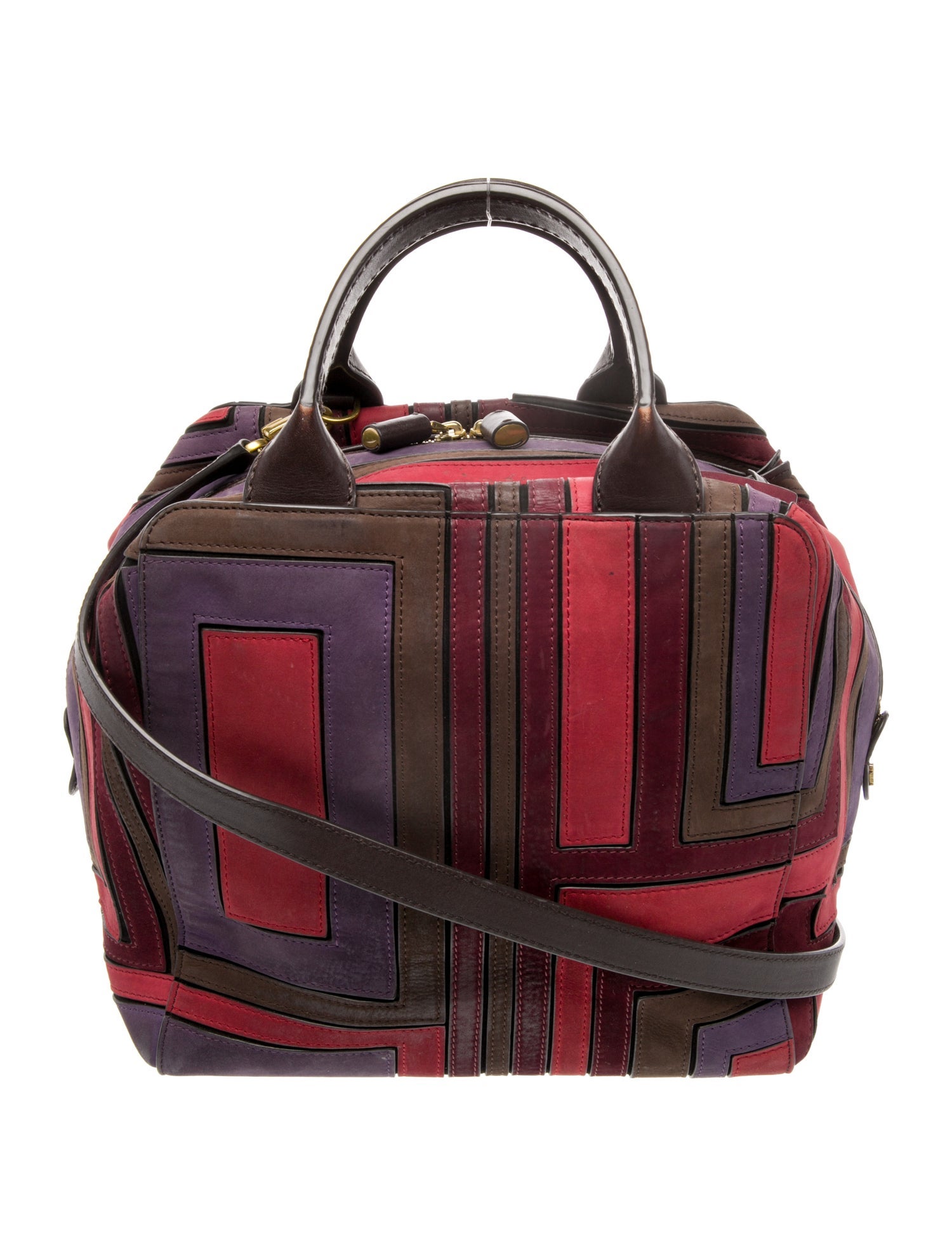 Tory Burch Suede Top Handle Bag