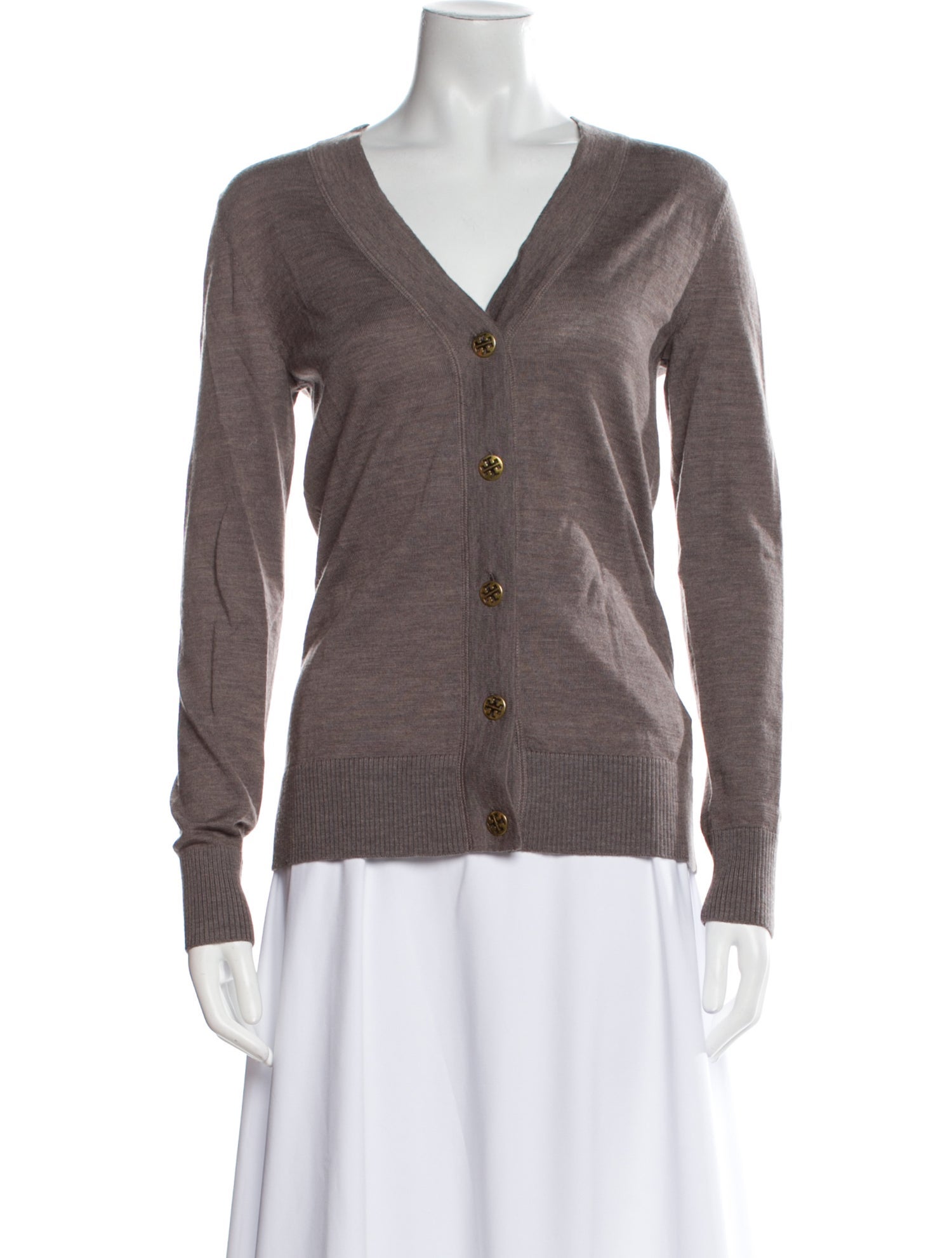 Tory Burch Merino Wool V-Neck Sweater