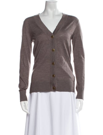 Tory Burch Merino Wool V-Neck Sweater