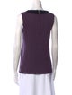 Tory Burch Cashmere Scoop Neck Top