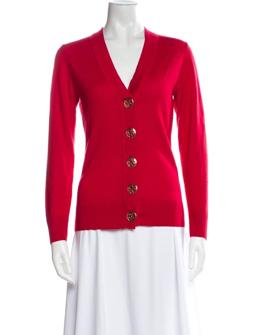 Tory Burch Merino Wool V-Neck Sweater