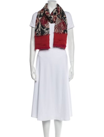Tory Burch Wool Printed Scarf