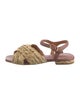Tory Burch Straw Braided Accents Espadrilles