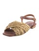 Tory Burch Straw Braided Accents Espadrilles