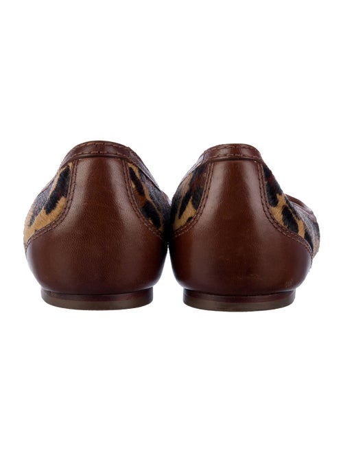 Tory Burch Ponyhair Animal Print Ballet Flats