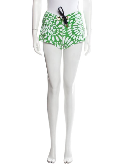Tory Burch Floral Print Mini Shorts