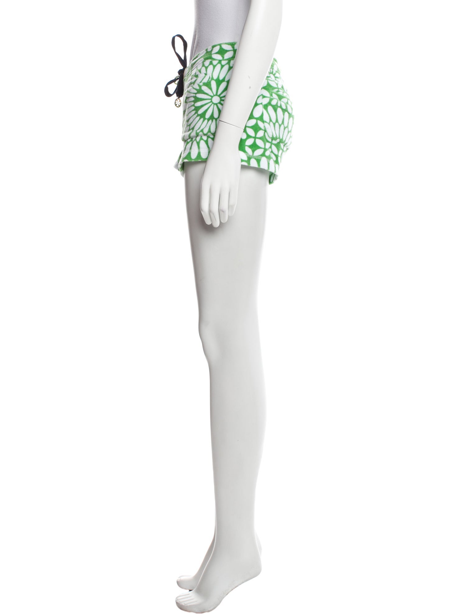 Tory Burch Floral Print Mini Shorts