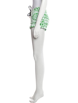 Tory Burch Floral Print Mini Shorts