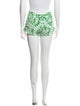 Tory Burch Floral Print Mini Shorts