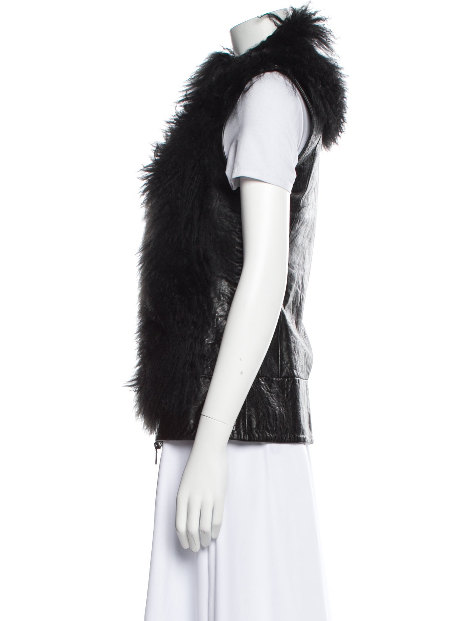 Tory Burch Shearling Vest
