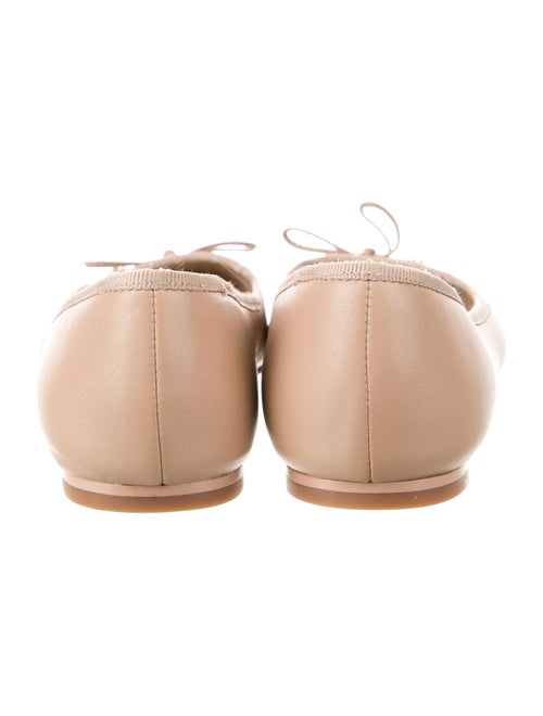 Tory Burch Leather Bow Accents Ballet Flats