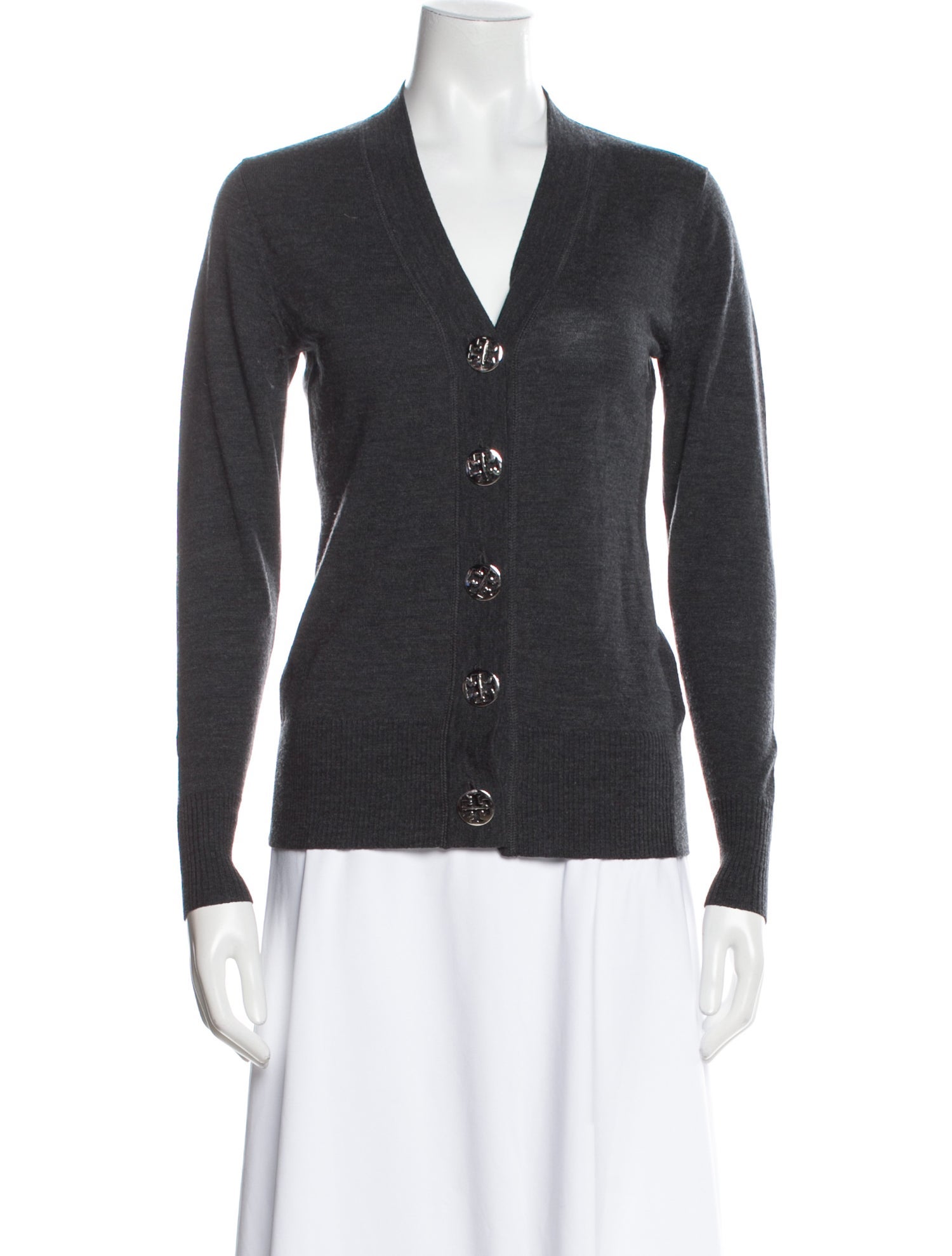 Tory Burch Wool V-Neck Sweater