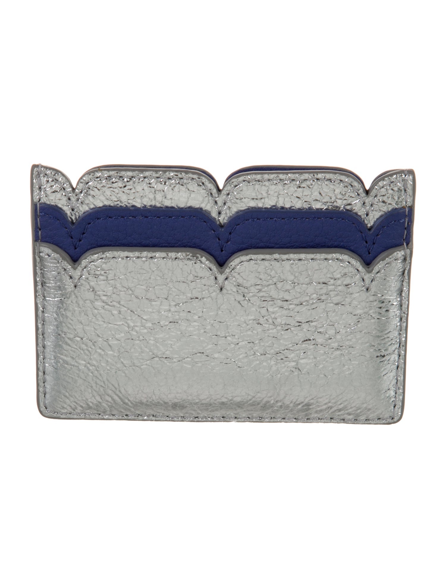 Tory Burch Leather Colorblock Pattern Card Holder