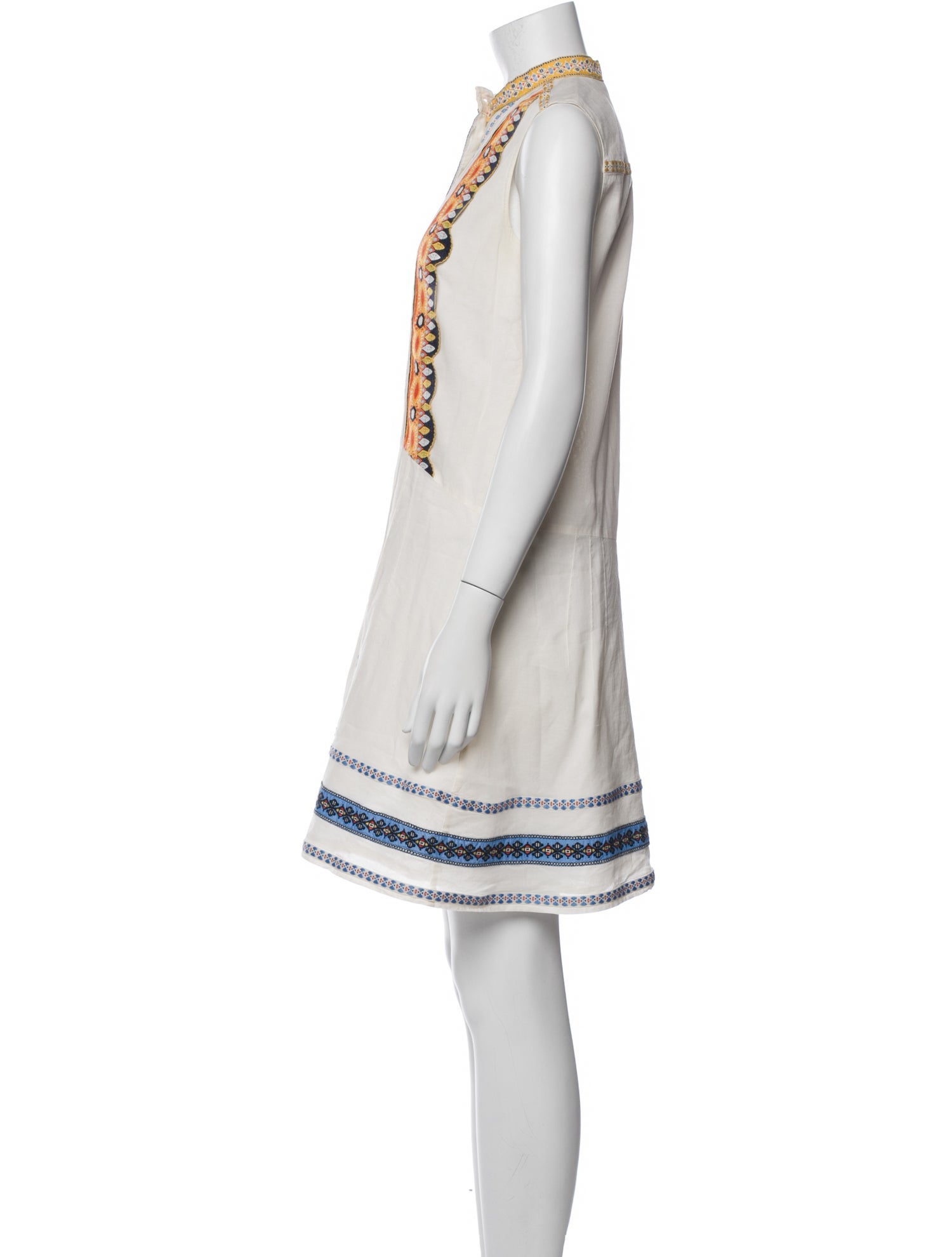 Tory Burch Striped Mini Dress