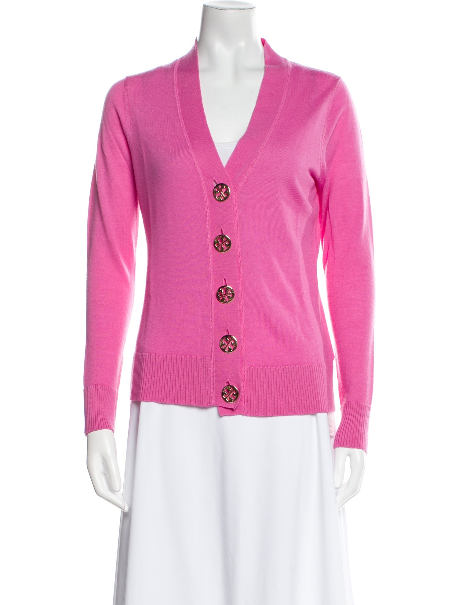 Tory Burch Wool V-Neck Sweater
