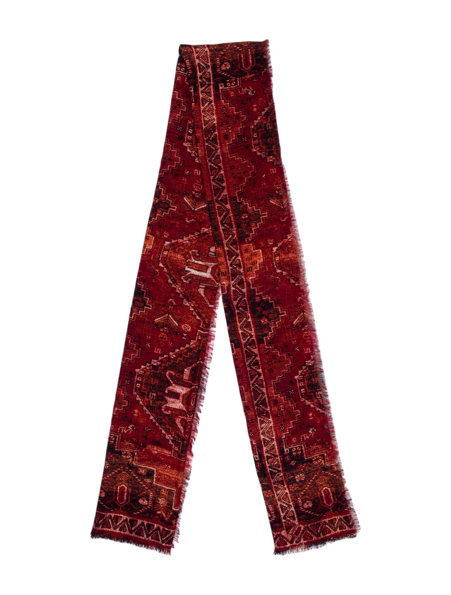 Tory Burch Wool Striped Scarf