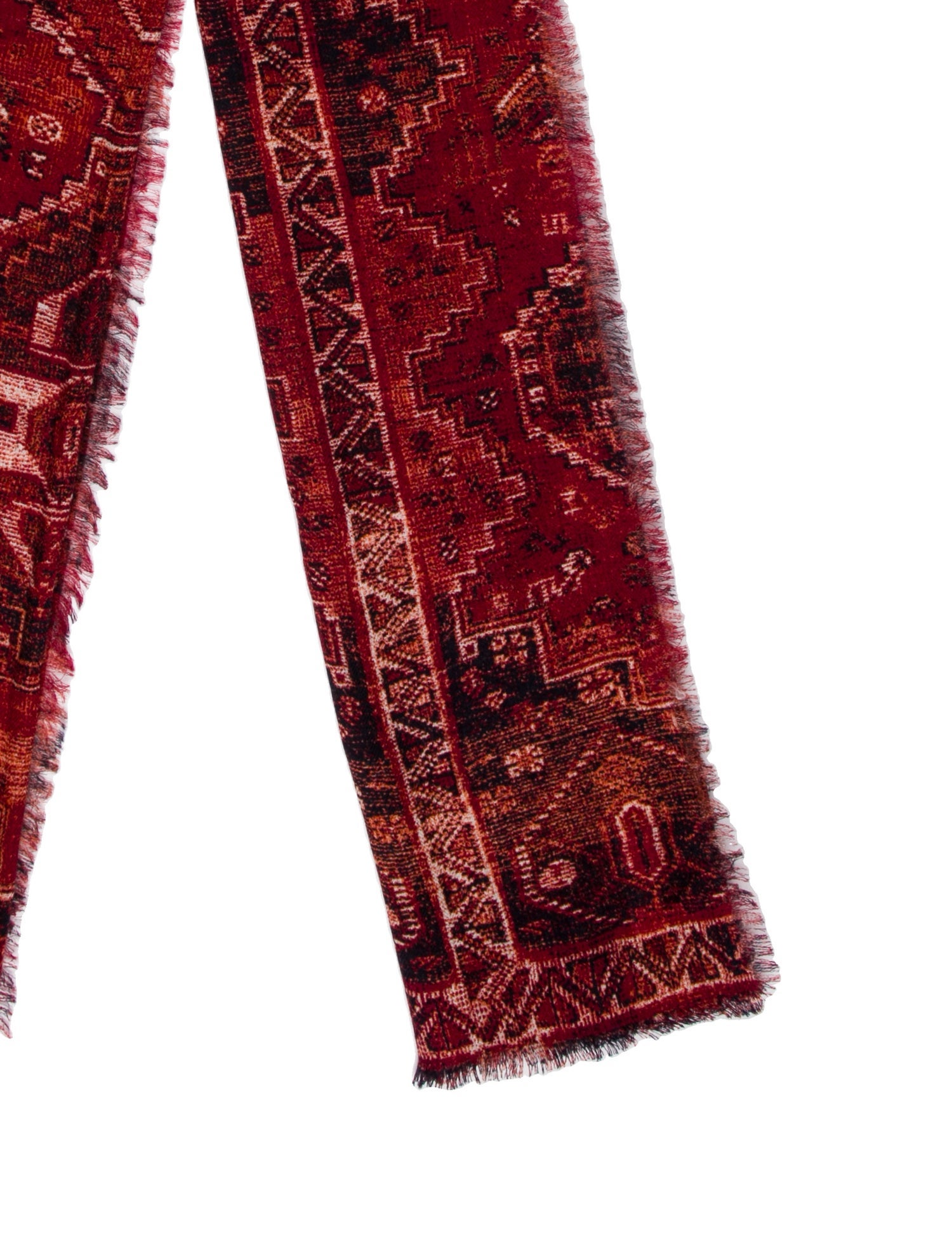 Tory Burch Wool Striped Scarf