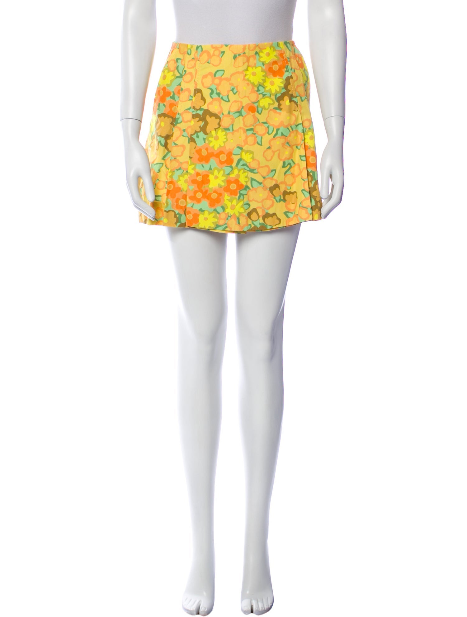 Tory Burch Floral Print Mini Shorts