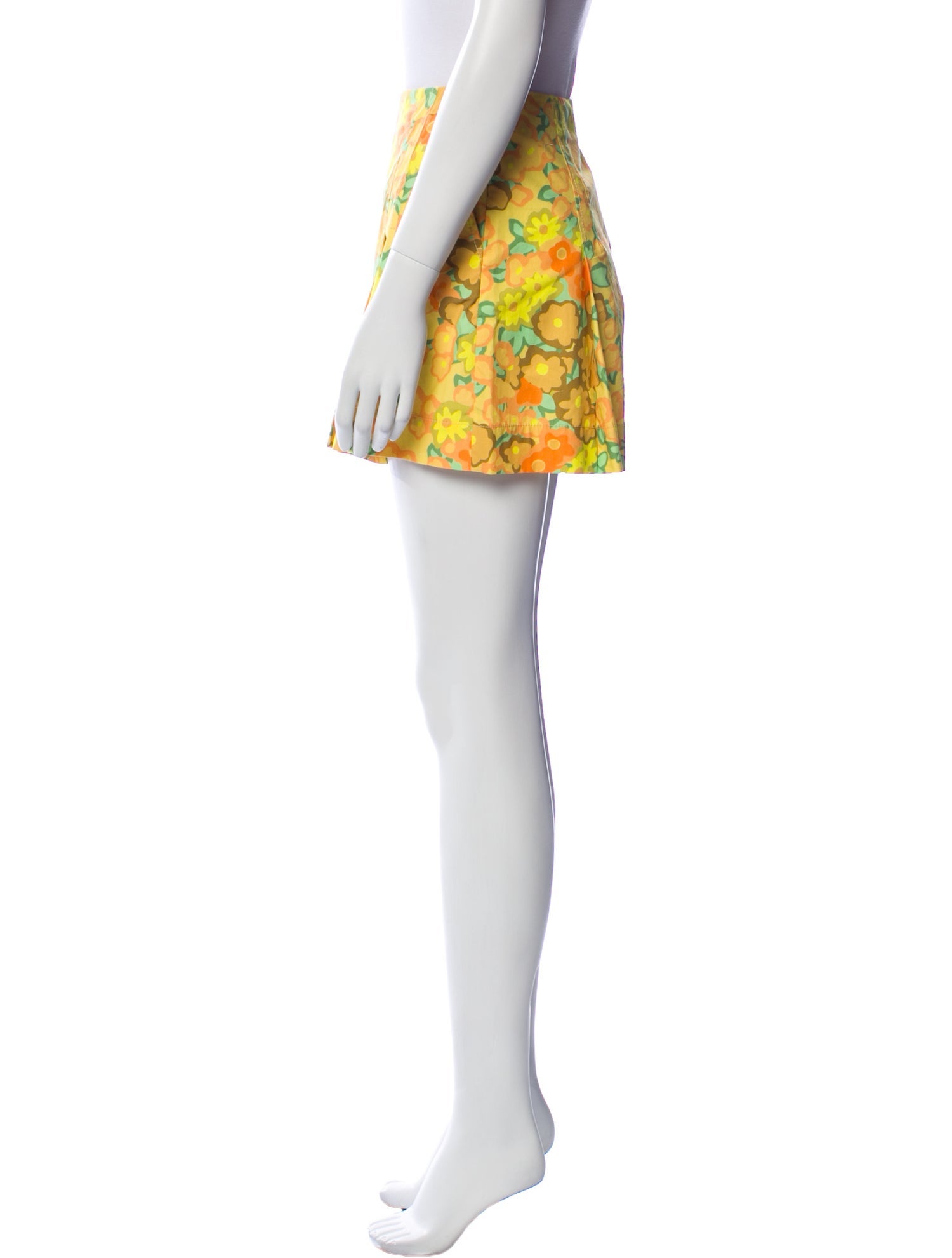 Tory Burch Floral Print Mini Shorts