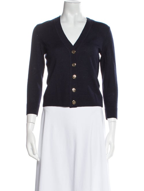 Tory Burch Merino Wool V-Neck Sweater