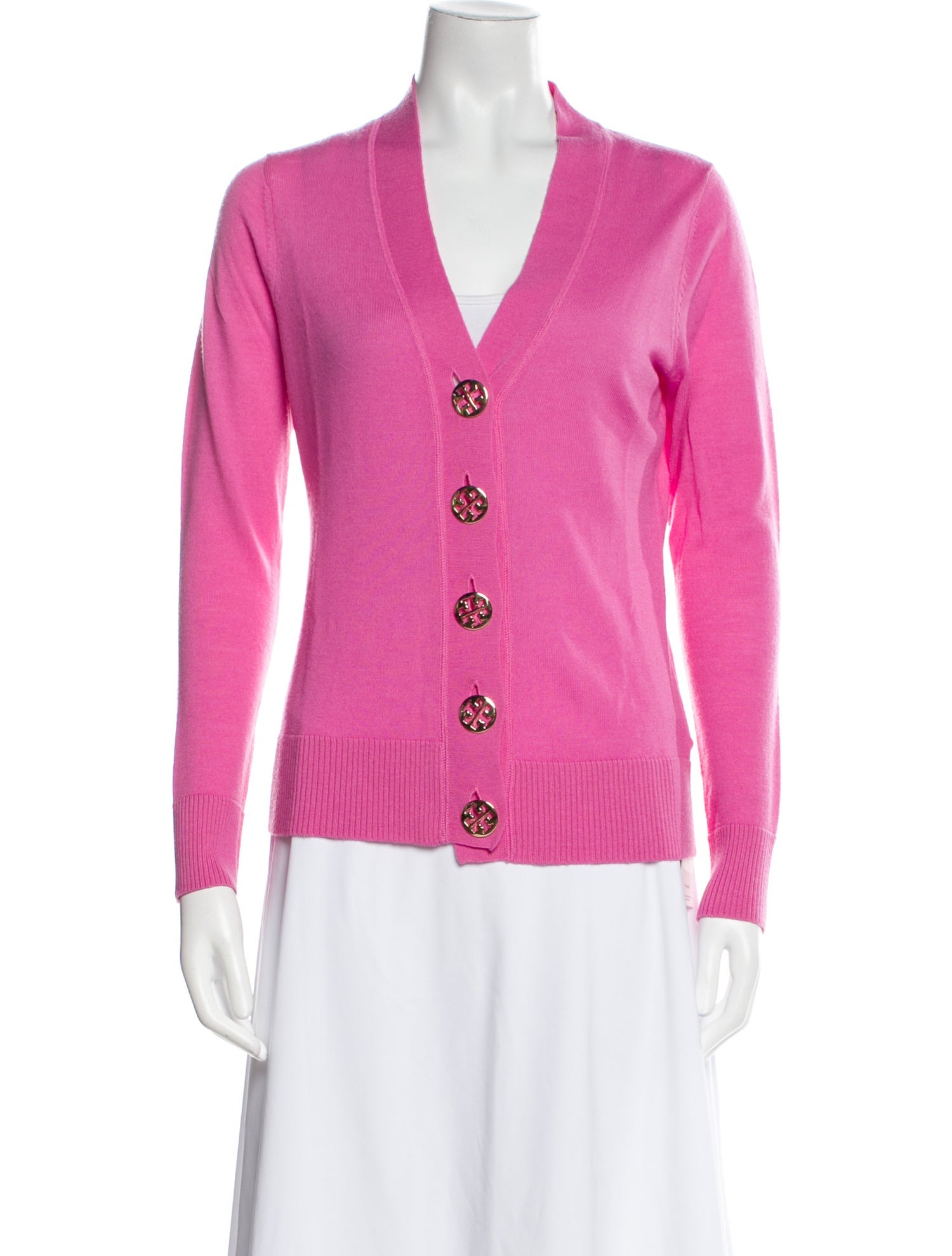 Tory Burch Wool V-Neck Sweater