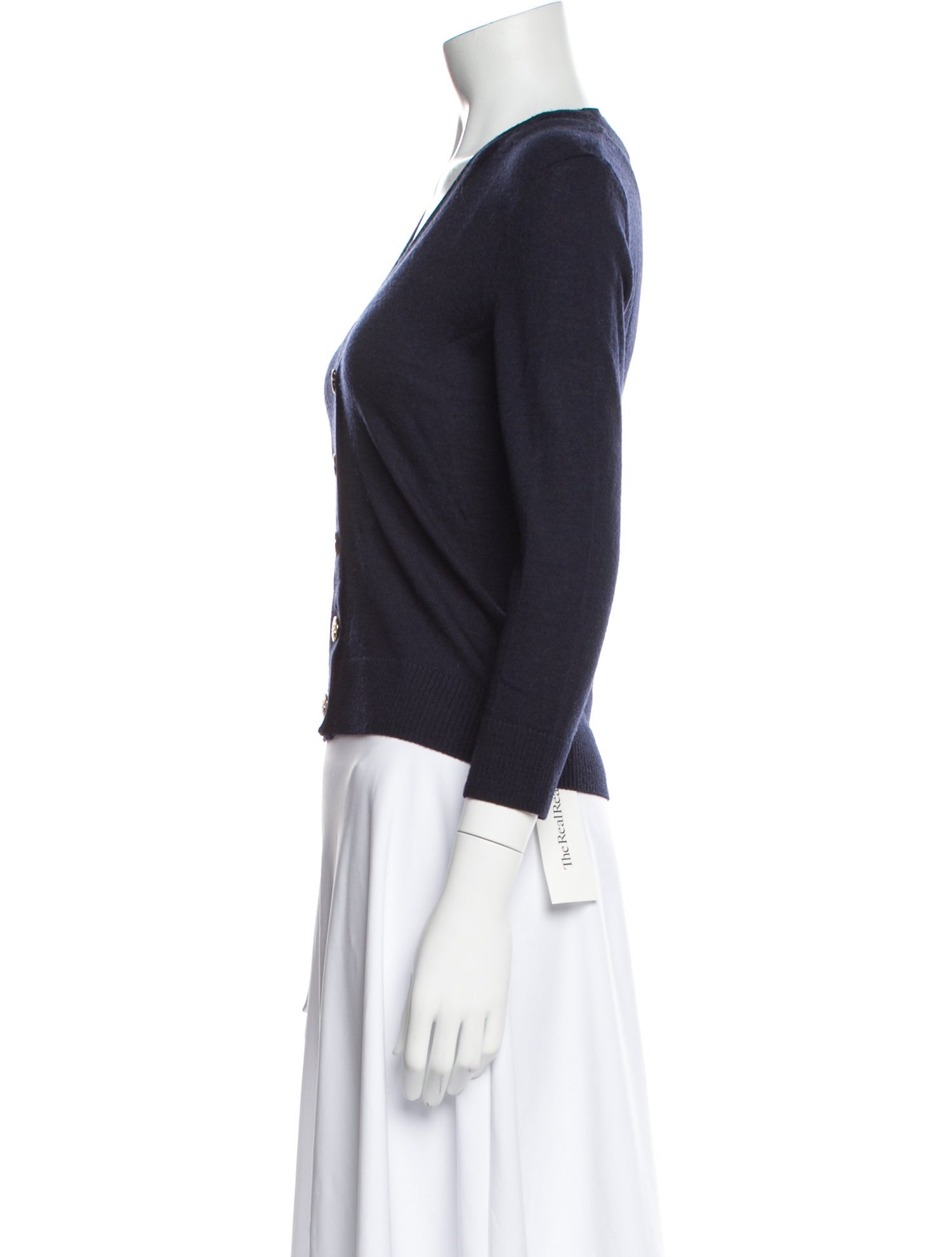 Tory Burch Merino Wool V-Neck Sweater
