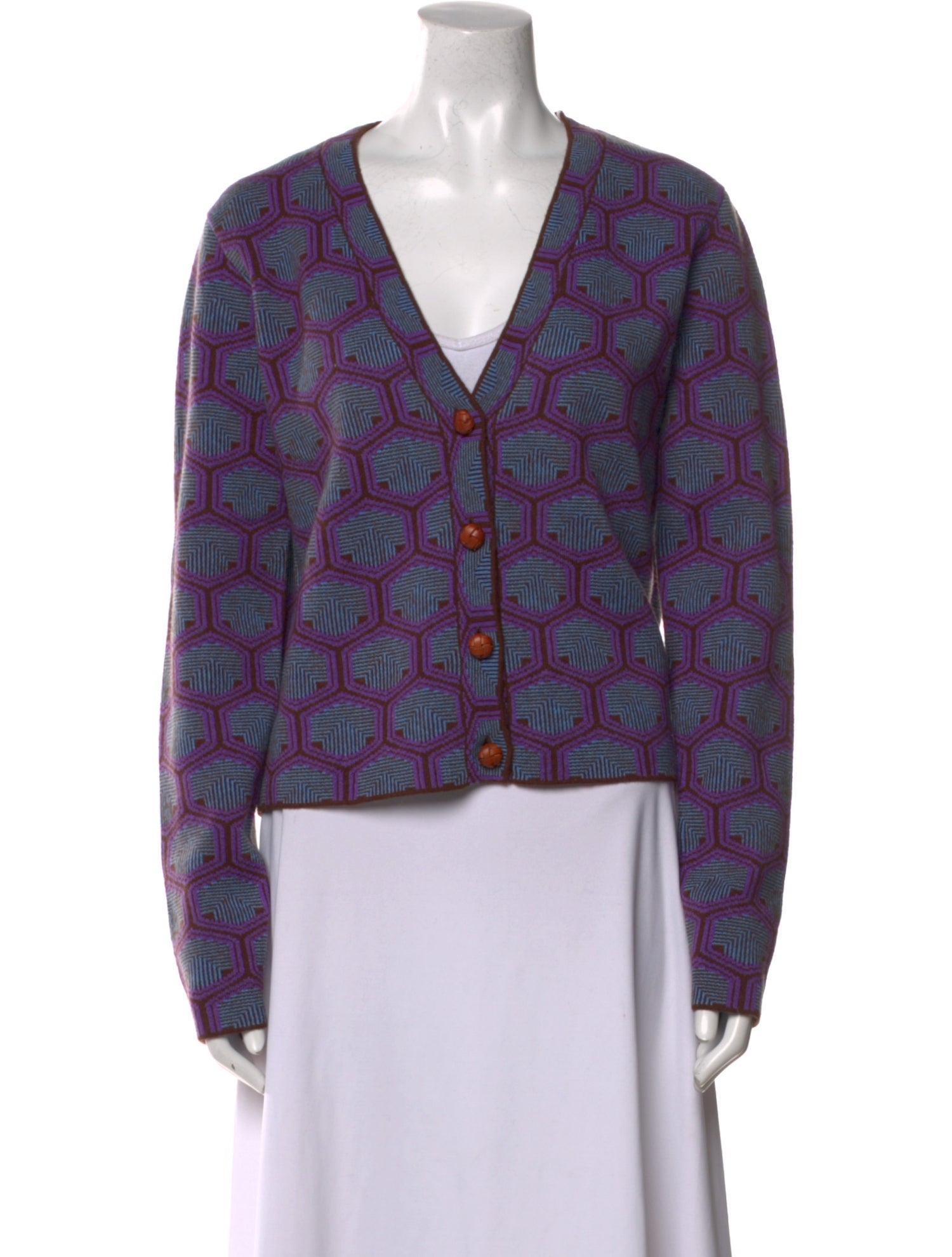 Tory Burch Wool Printed Sweater w/ Tags