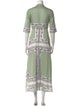 Tory Burch Paisley Print Long Dress
