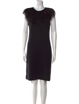 Tory Burch Crew Neck Knee-Length Dress