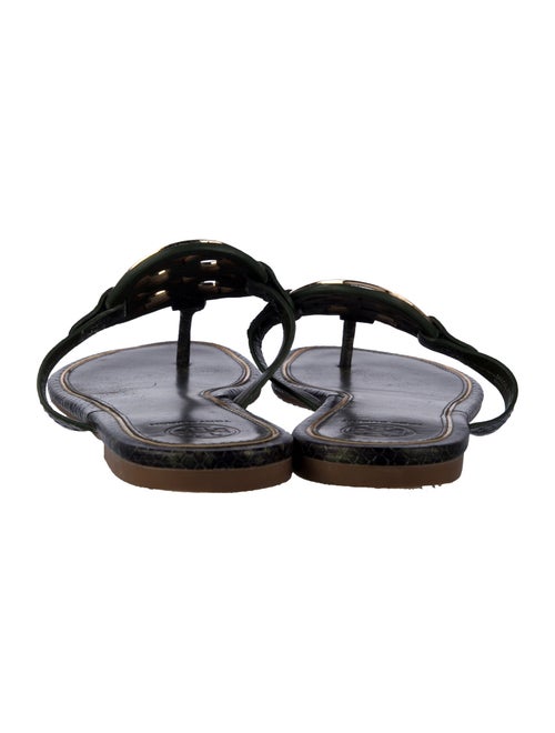 Tory Burch Snakeskin Slides